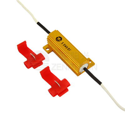 50W High Power Led Load Resistor Cable Leaded Aluminium Housed