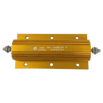 150W 25R F Aluminum Housed Resistor Wirewound Precharge For Military Industry