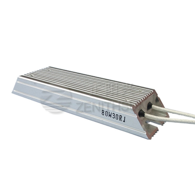 80W Wirewound Dynamic Braking Resistor Aluminum Housed Vfd Dynamic Braking Resistor