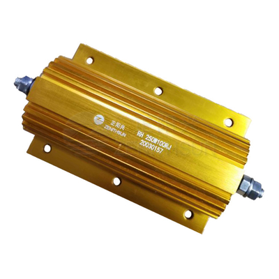 250W Gold Aluminum Clad Resistor Wire Wound High Power Led Load