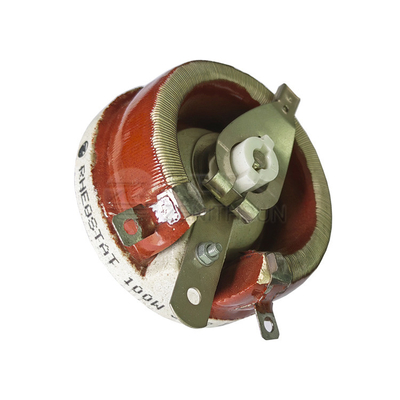 100Watt Ceramic Tray Wire Wound Potentiometer Rotary Rheostat Power